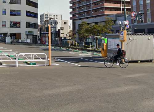 小樽市駅前広場駐車場