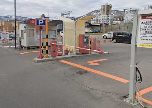 小樽市駅横駐車場