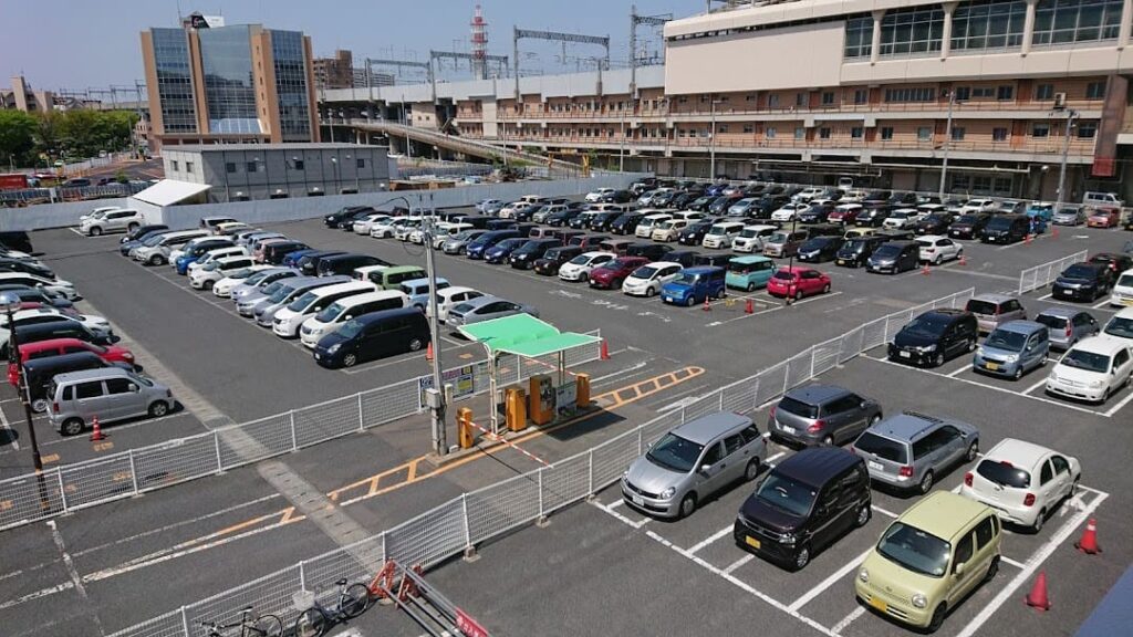 JR新潟駅西駐車場