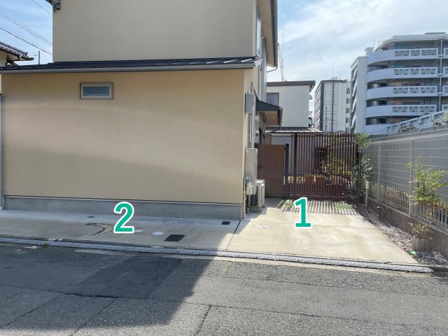 京都駅八条口旧山王小学校東門前akippa駐車場