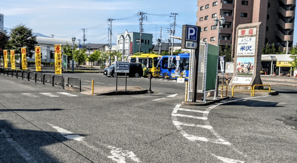 米沢駅前 西駐車場