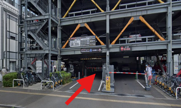 ヨドバシカメラマルチメディア仙台P2駐車場