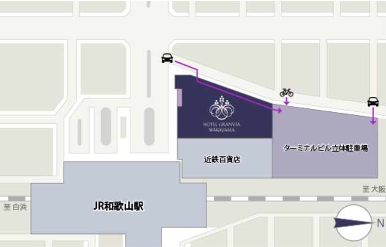 和歌山ターミナルビル地図