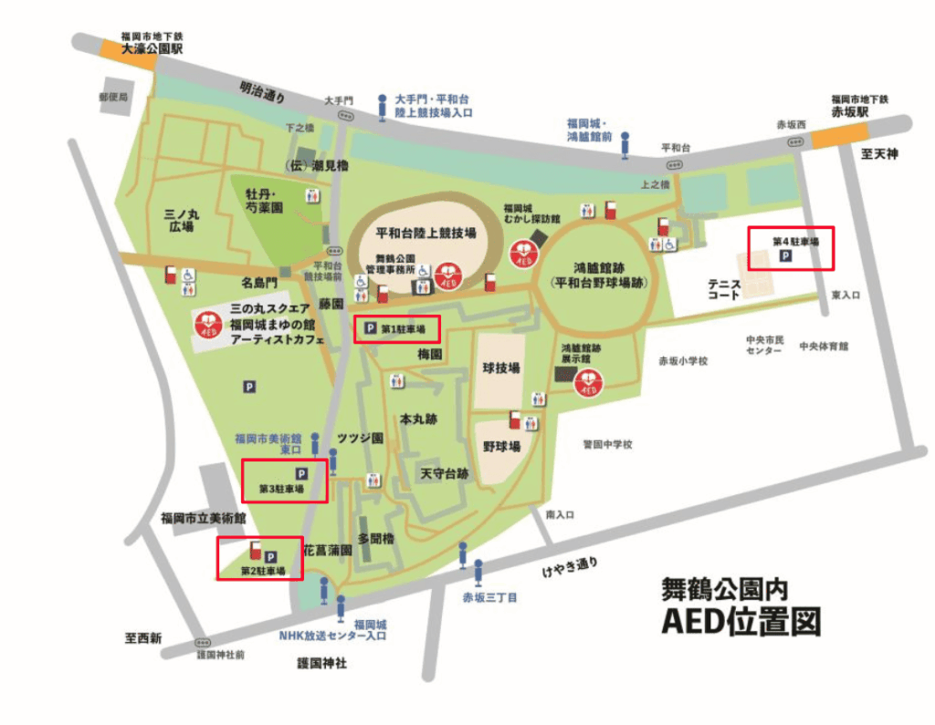 舞鶴公園map