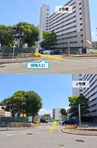 下野UR池団地駐車場