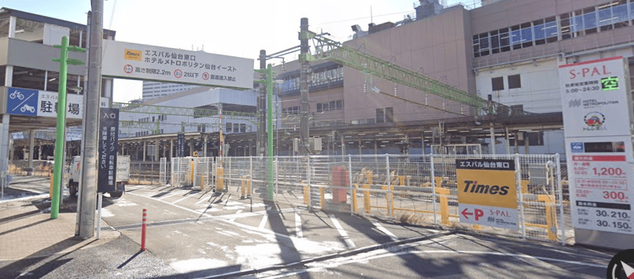 エスパル仙台東口駐車場