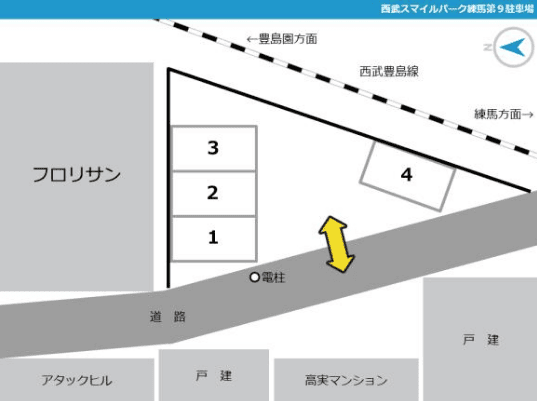 西武スマイルパーク練馬第９駐車場
