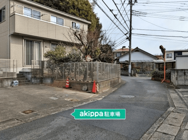 上麻生3丁目山口白山公園近く"akippa駐車場