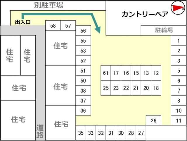 カントリーベア駐車場配置図