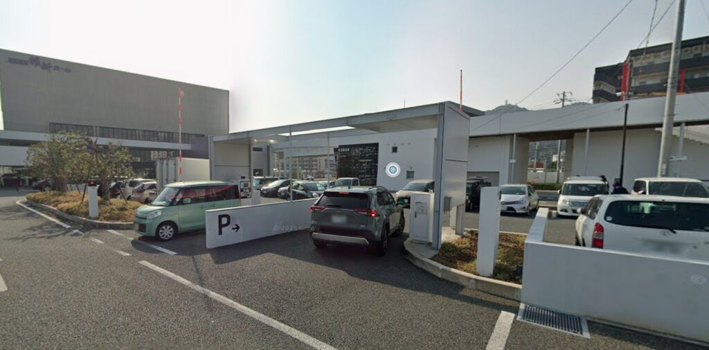 新山口駅北口自家用車整理場