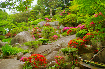 円通寺-石組の庭