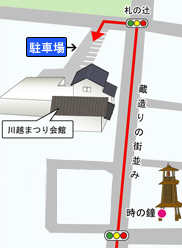 川越まつり会館への行き方
