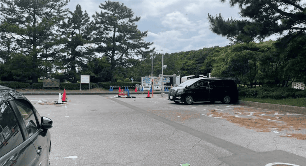 稲毛海浜公園第一駐車場身障者専用