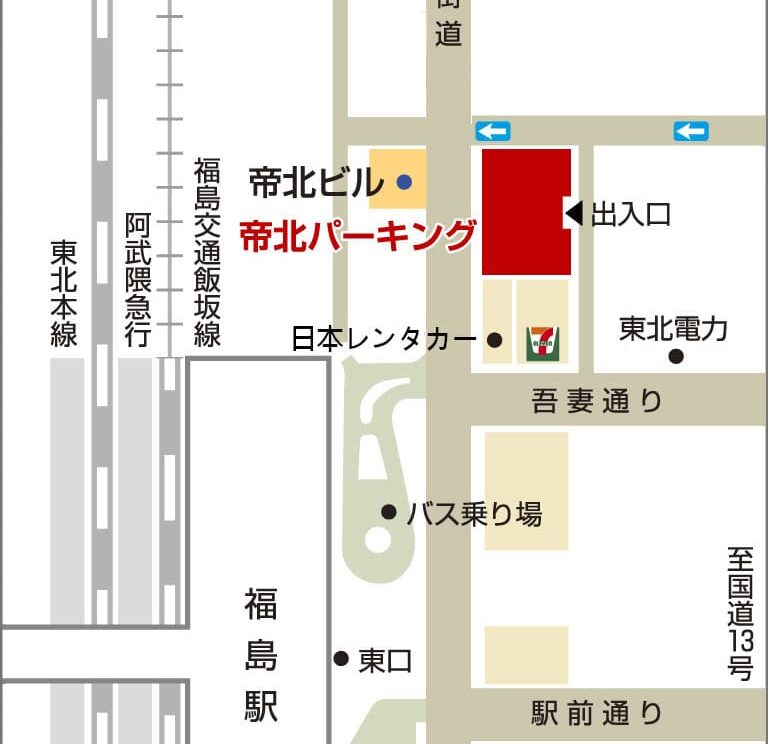 帝北パーキング_MAP